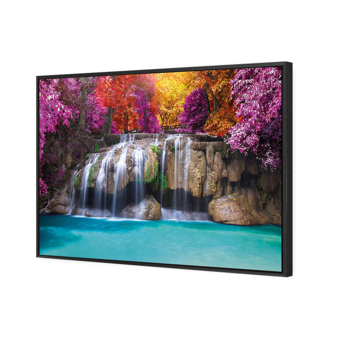 Thai Waterfall Wonder - Wall Art Designs - 3982_AR_H WAD_CP - MPY - 260 - M - S - S_45x30_S - 1550 - BLK