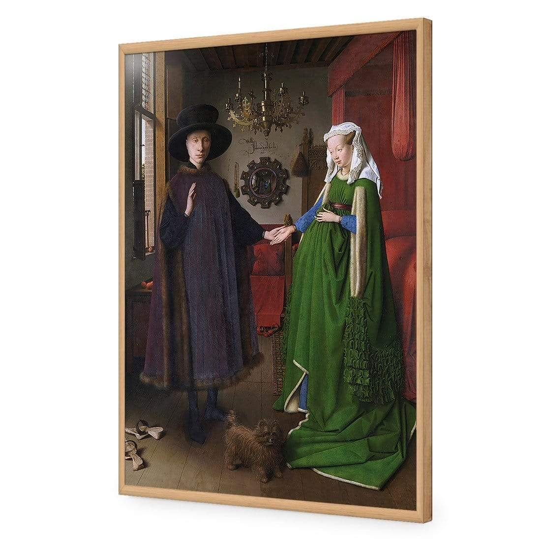 The Arnolfini Portrait by Jan van Eyek - Wall Art Designs - 3822_AR_V WAD_AP - 030 - EDG_45x30_S - 2538 - OAK