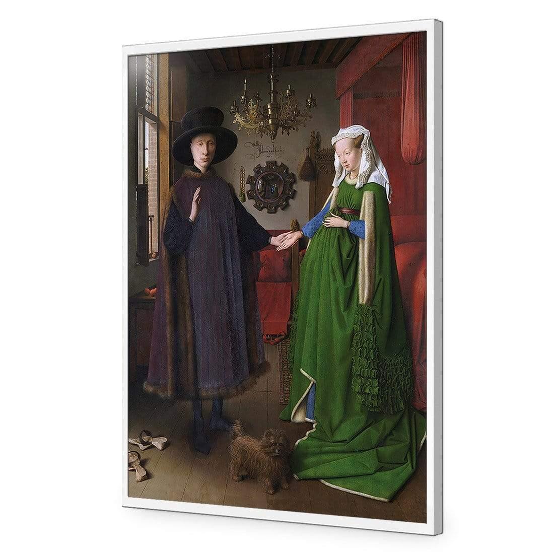 The Arnolfini Portrait by Jan van Eyek - Wall Art Designs - 3822_AR_V WAD_AP - 030 - EDG_45x30_S - 2538 - WHT