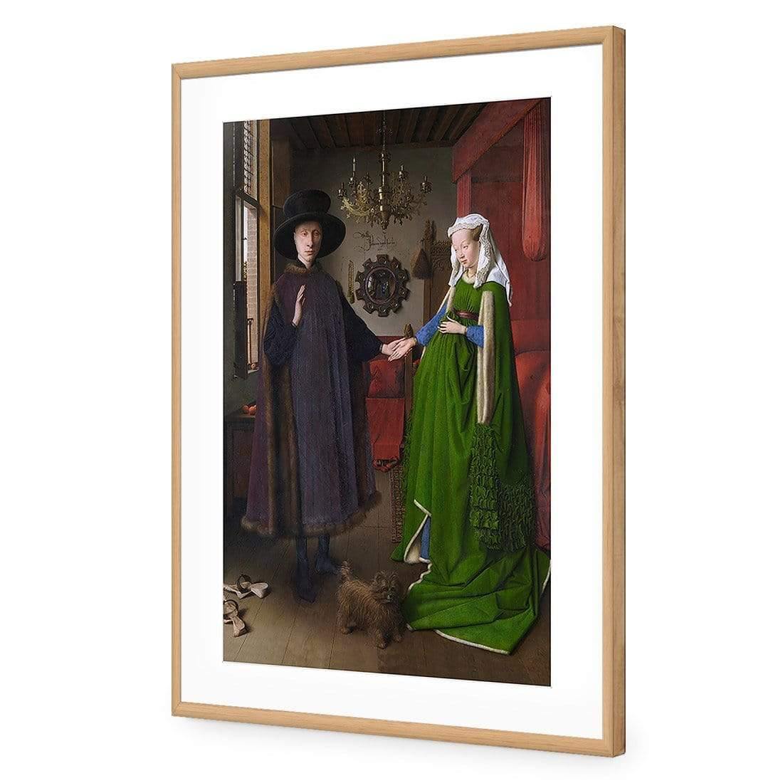 The Arnolfini Portrait by Jan van Eyek - Wall Art Designs - 3822_AR_V WAD_AP - 030 - MAT_45x30_S - 2538 - OAK