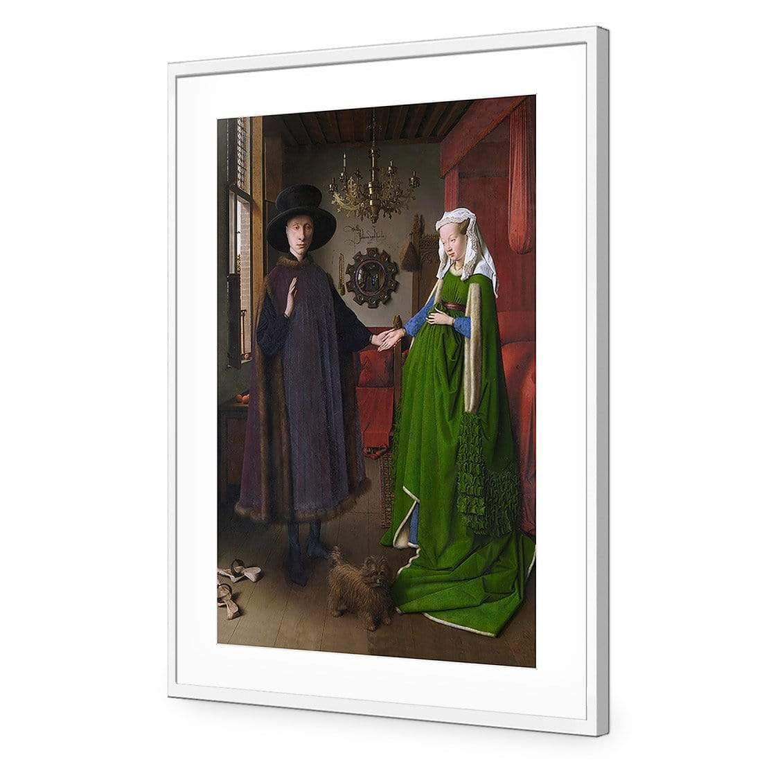 The Arnolfini Portrait by Jan van Eyek - Wall Art Designs - 3822_AR_V WAD_AP - 030 - MAT_45x30_S - 2538 - WHT