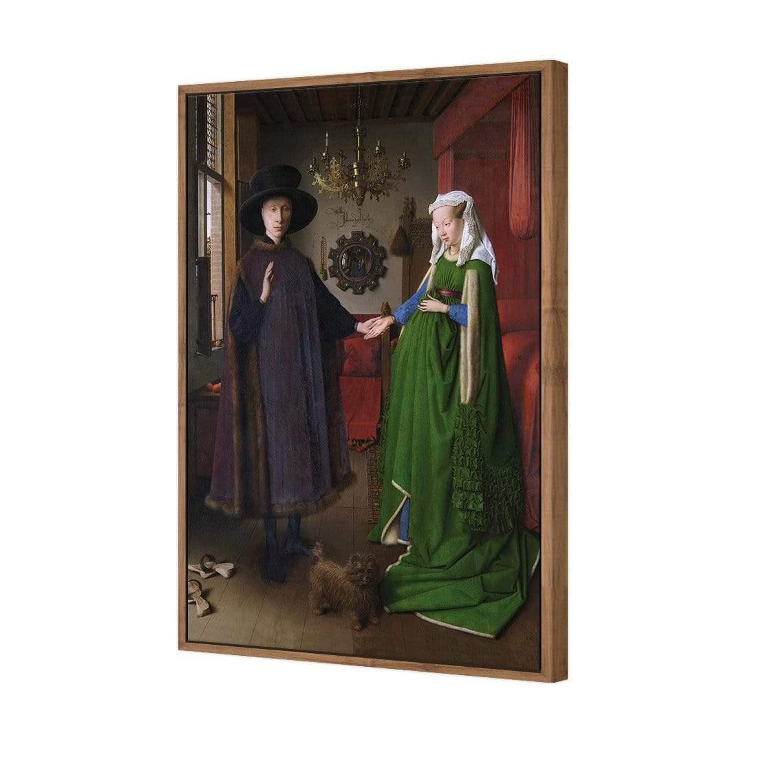 The Arnolfini Portrait by Jan van Eyek - Wall Art Designs - 3822_AR_V WAD_CP - MPY - 260 - M - S - S_45x30_S - 1550 - NAT