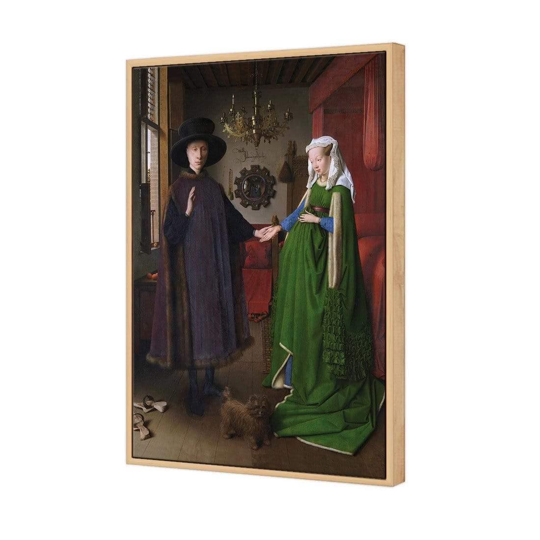 The Arnolfini Portrait by Jan van Eyek - Wall Art Designs - 3822_AR_V WAD_CP - MPY - 260 - M - S - S_45x30_S - 1550 - OAK