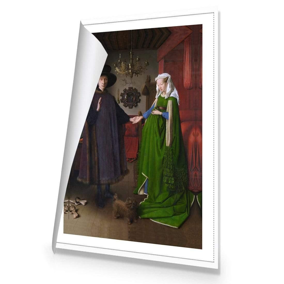 The Arnolfini Portrait by Jan van Eyek - Wall Art Designs - 3822_AR_V WAD_CP - MPY - 260 - M - R_45x30_NONE