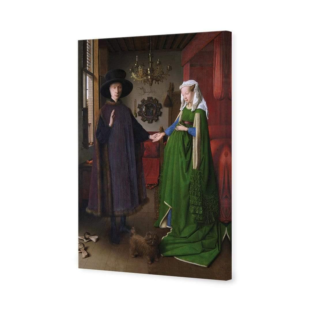The Arnolfini Portrait by Jan van Eyek - Wall Art Designs - 3822_AR_V WAD_CP - MPY - 260 - M - S - S_45x30_NONE