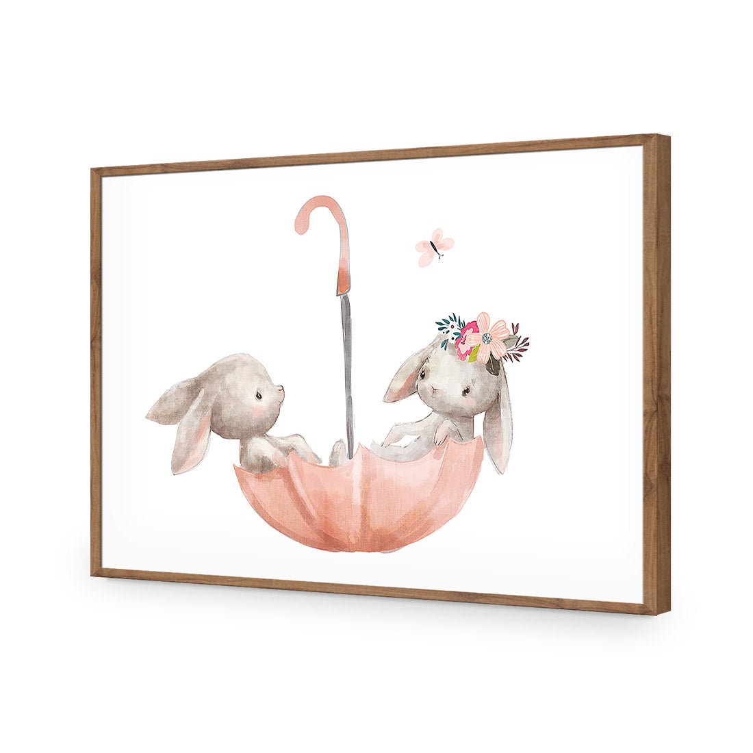 The Bunny Boat - Wall Art Designs - 3527_AR_H WAD_AP - 030 - EDG_45x30_S - 2538 - NAT