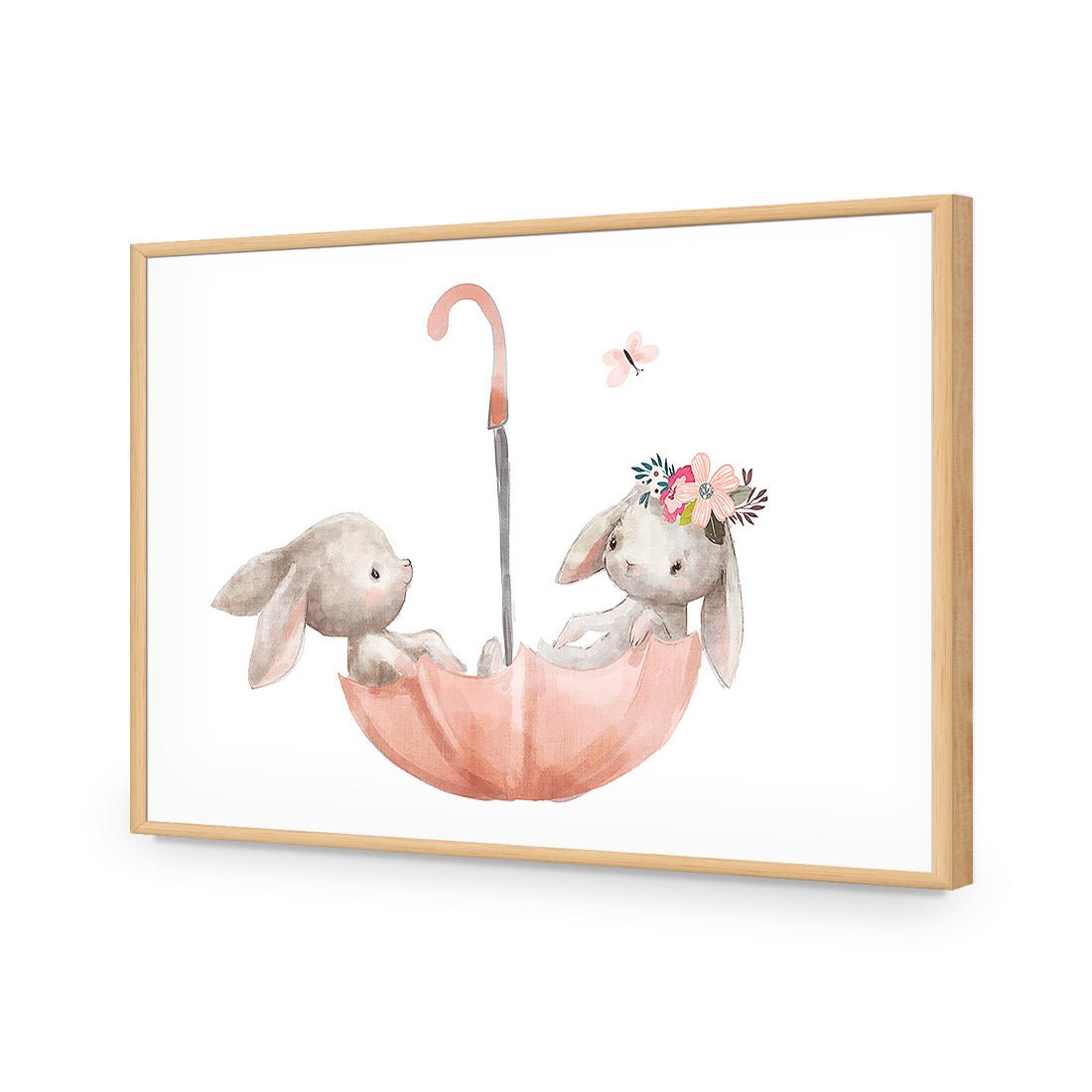 The Bunny Boat - Wall Art Designs - 3527_AR_H WAD_AP - 030 - EDG_45x30_S - 2538 - OAK