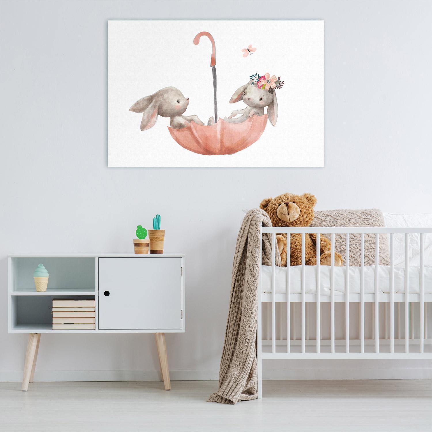 The Bunny Boat - Wall Art Designs - 3527_AR_H WAD_CP - MPY - 260 - M - S - S_45x30_NONE