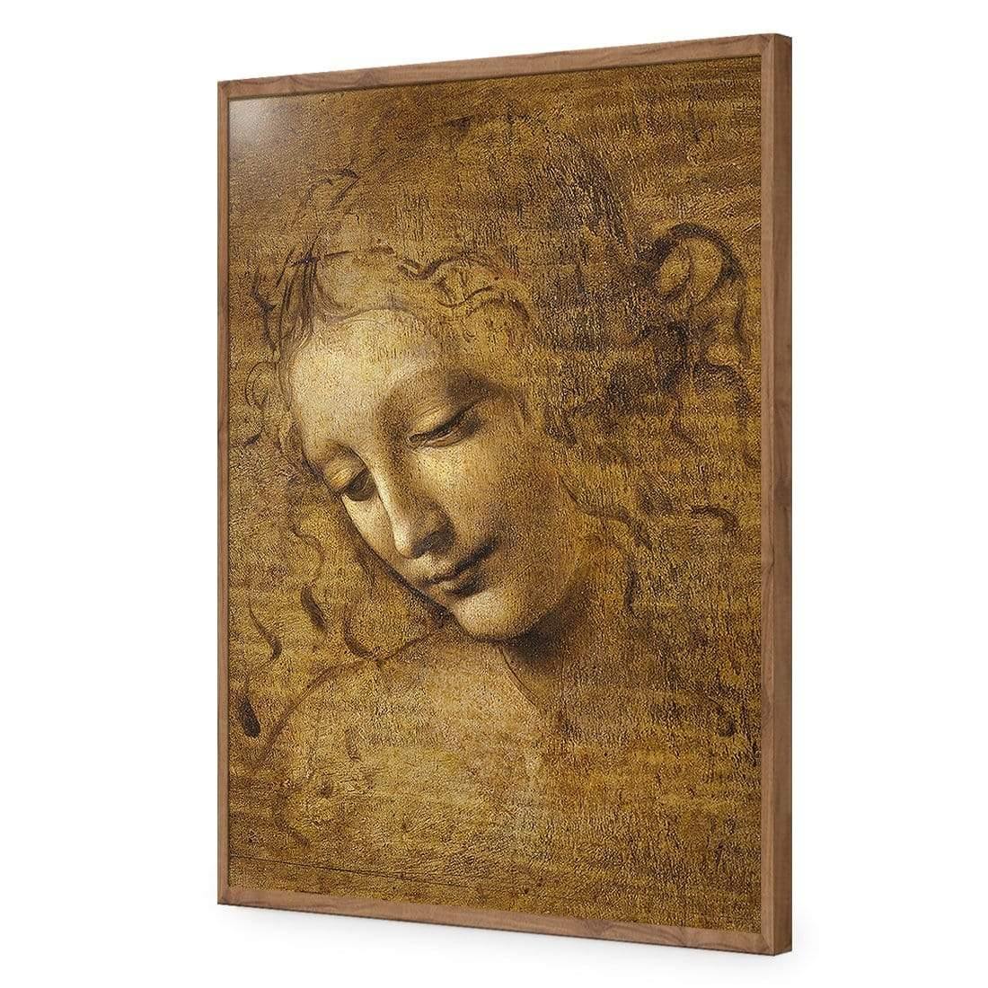 The Head of a Woman by Leonardo da Vinci - Wall Art Designs - 3830_AR_V WAD_AP - 030 - EDG_45x30_S - 2538 - NAT