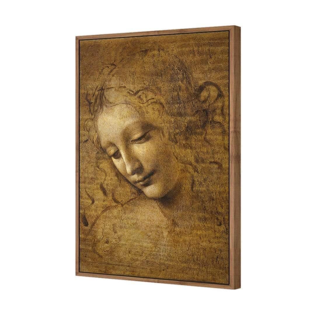 The Head of a Woman by Leonardo da Vinci - Wall Art Designs - 3830_AR_V WAD_CP - MPY - 260 - M - S - S_45x30_S - 1550 - NAT