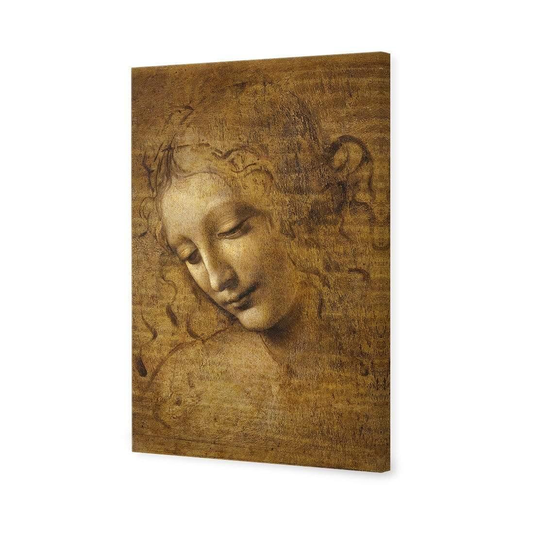 The Head of a Woman by Leonardo da Vinci - Wall Art Designs - 3830_AR_V WAD_CP - MPY - 260 - M - S - S_45x30_NONE