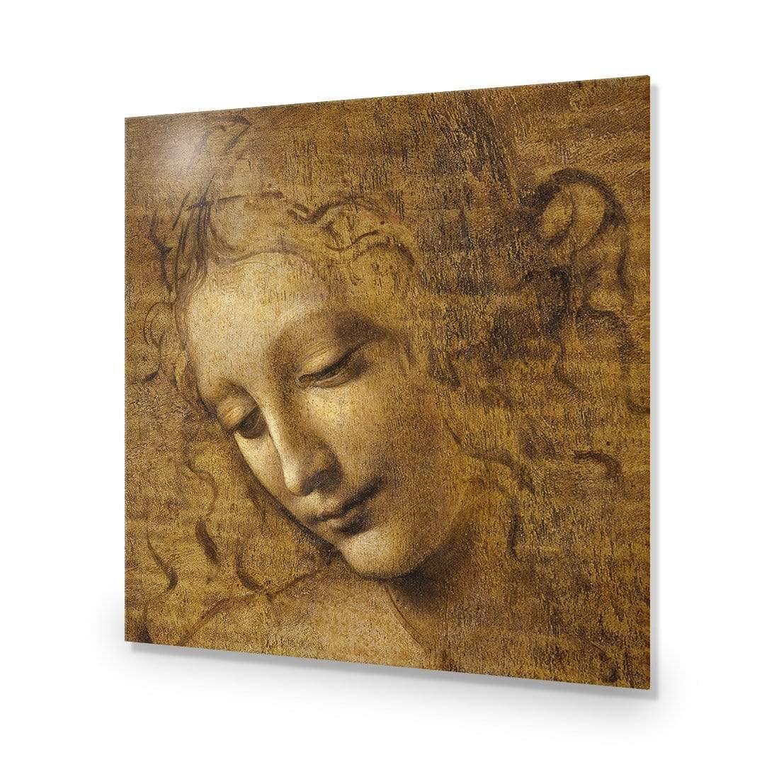 The Head of a Woman by Leonardo da Vinci (Square) - Wall Art Designs - 3830_AS_Q WAD_AP - 030 - EDG_37x37_NONE