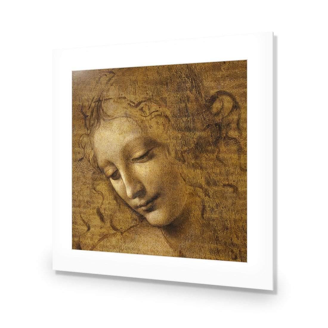 The Head of a Woman by Leonardo da Vinci (Square) - Wall Art Designs - 3830_AS_Q WAD_AP - 030 - MAT_37x37_NONE