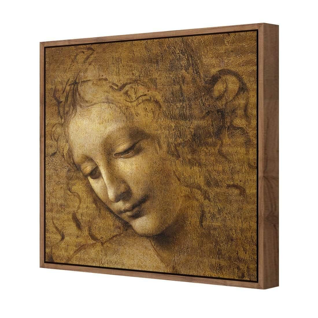 The Head of a Woman by Leonardo da Vinci (Square) - Wall Art Designs - 3830_AS_Q WAD_CP - MPY - 260 - M - S - S_37x37_S - 1550 - NAT