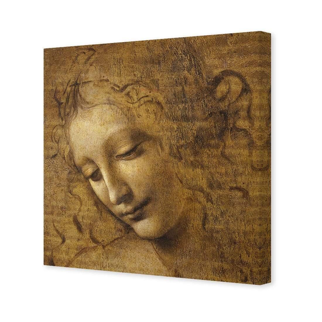 The Head of a Woman by Leonardo da Vinci (Square) - Wall Art Designs - 3830_AS_Q WAD_CP - MPY - 260 - M - S - S_37x37_NONE