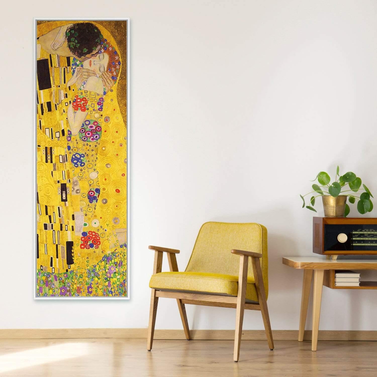 The Kiss By Gustav Klimt (long) - Wall Art Designs - 379_AL_V WAD_CP - MPY - 260 - M - S - S_60x20_NONE