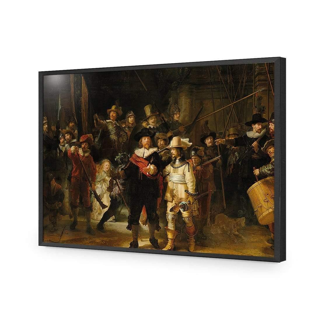 The Night Watch By Rembrandt - Wall Art Designs - 3391_AR_H WAD_AP - 030 - EDG_45x30_S - 2538 - BLK