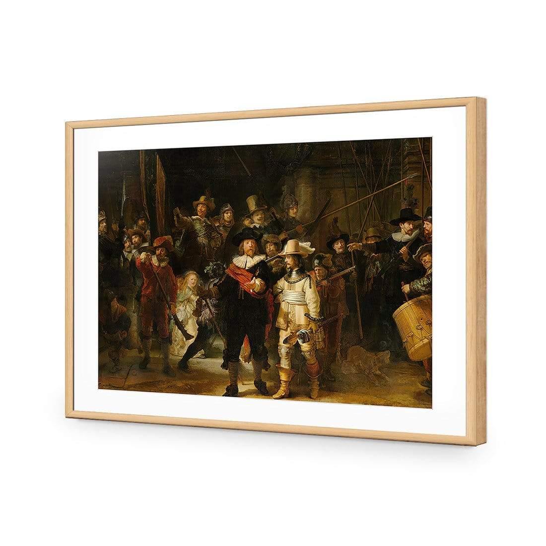 The Night Watch By Rembrandt - Wall Art Designs - 3391_AR_H WAD_AP - 030 - MAT_45x30_S - 2538 - OAK