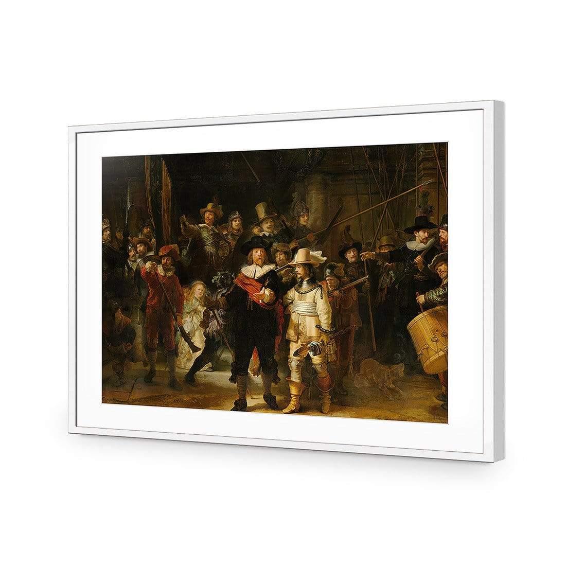 The Night Watch By Rembrandt - Wall Art Designs - 3391_AR_H WAD_AP - 030 - MAT_45x30_S - 2538 - WHT