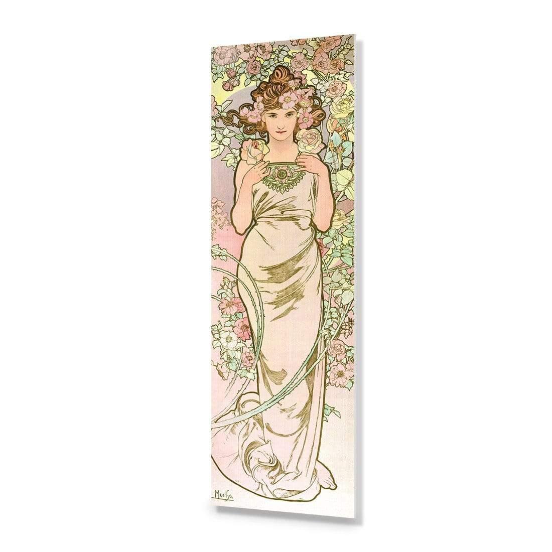 The Rose by Alphonse Mucha - Wall Art Designs - 3835_AL_V WAD_AP - 030 - EDG_90x30_NONE