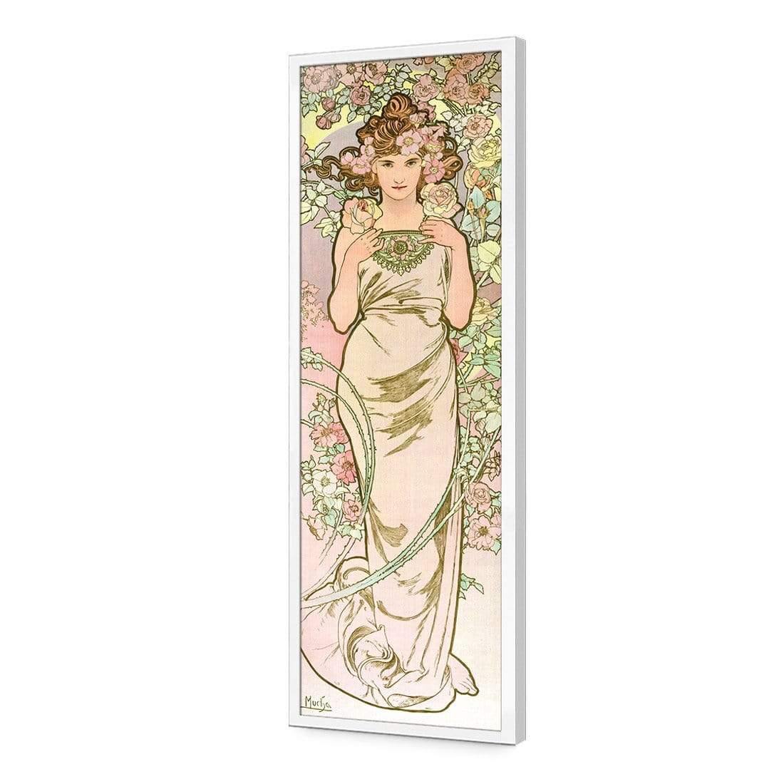 The Rose by Alphonse Mucha - Wall Art Designs - 3835_AL_V WAD_AP - 030 - EDG_90x30_S - 2538 - WHT