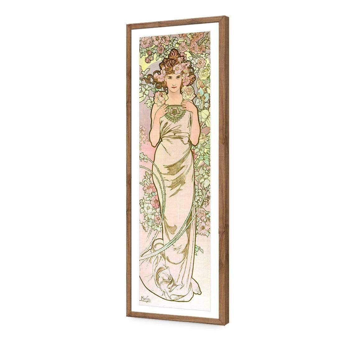 The Rose by Alphonse Mucha - Wall Art Designs - 3835_AL_V WAD_AP - 030 - MAT_90x30_S - 2538 - NAT