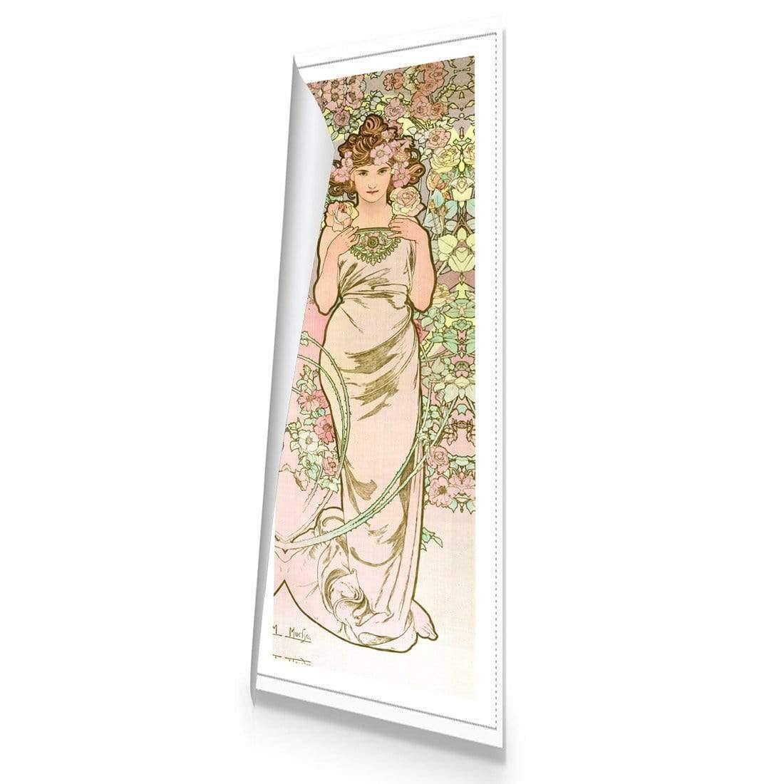 The Rose by Alphonse Mucha - Wall Art Designs - 3835_AL_V WAD_CP - MPY - 260 - M - R_60x20_NONE