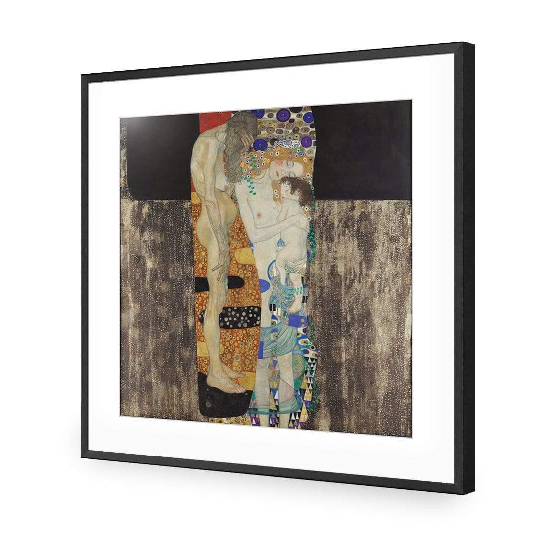 The Three Ages of Woman by Gustav Klimt - Wall Art Designs - 3866_AS_Q WAD_AP - 030 - MAT_37x37_S - 2538 - BLK