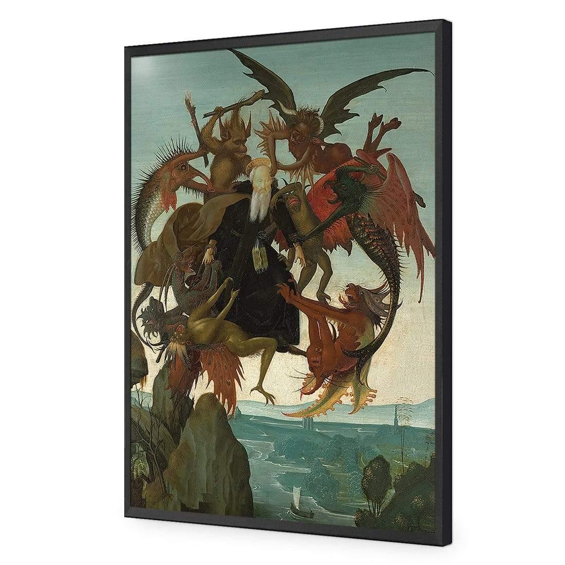 The Torment of Saint Anthony by Michelangelo - Wall Art Designs - 3844_AR_V WAD_AP - 030 - EDG_45x30_S - 2538 - BLK