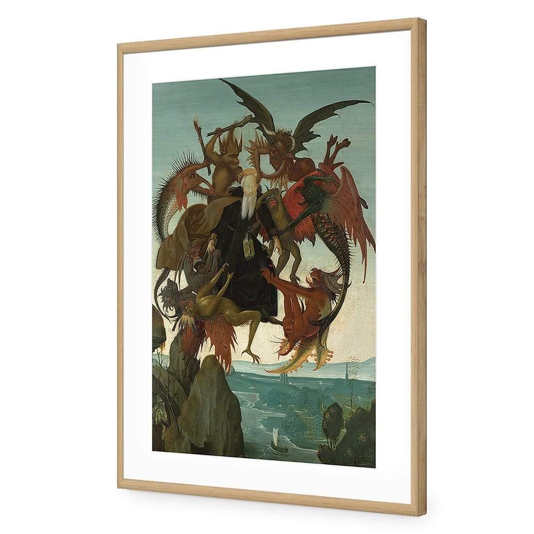 The Torment of Saint Anthony by Michelangelo - Wall Art Designs - 3844_AR_V WAD_AP - 030 - MAT_45x30_S - 2538 - OAK