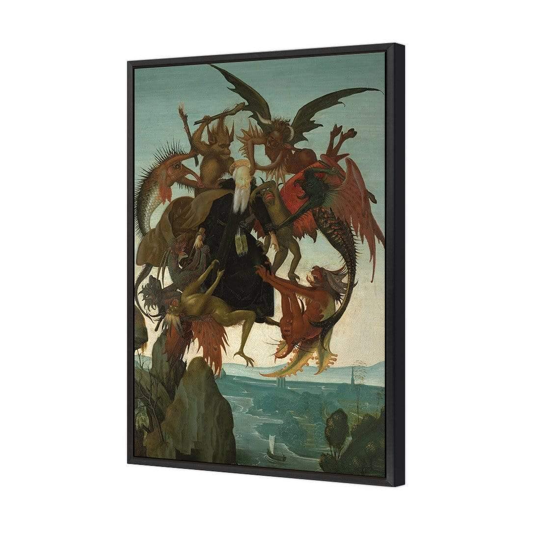 The Torment of Saint Anthony by Michelangelo - Wall Art Designs - 3844_AR_V WAD_CP - MPY - 260 - M - S - S_45x30_S - 1550 - BLK