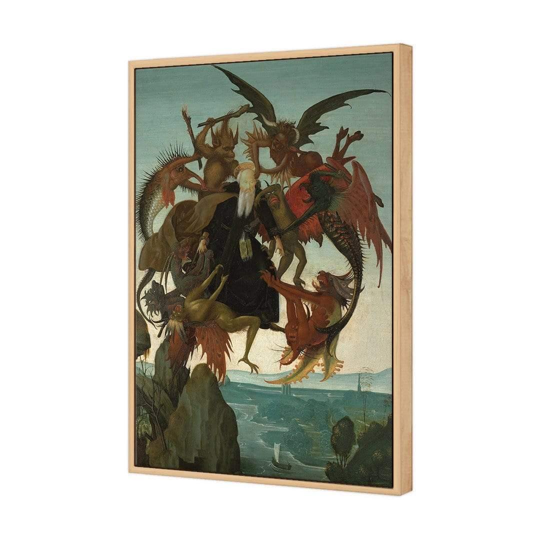 The Torment of Saint Anthony by Michelangelo - Wall Art Designs - 3844_AR_V WAD_CP - MPY - 260 - M - S - S_45x30_S - 1550 - OAK