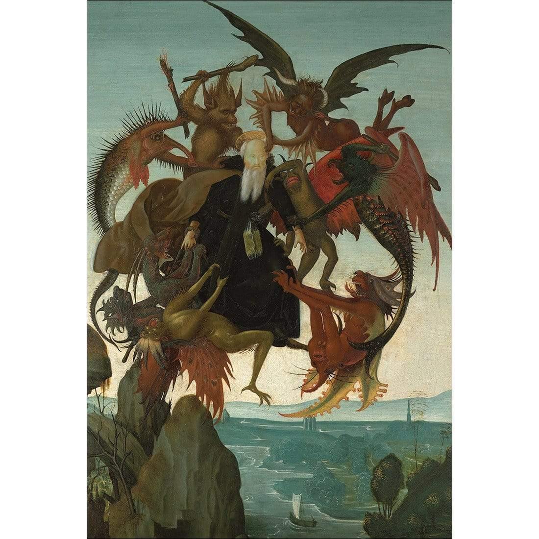 The Torment of Saint Anthony by Michelangelo - Wall Art Designs - 3844_AR_V WAD_CP - MPY - 260 - M - S - S_45x30_NONE