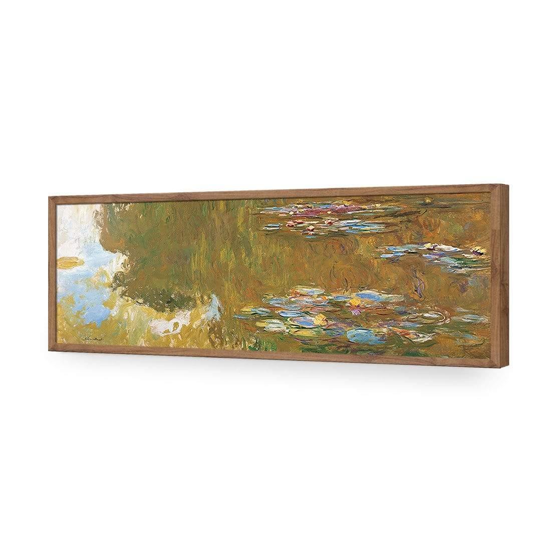 The Water Lily Pond By Monet - Wall Art Designs - 3405_AL_H WAD_AP - 030 - EDG_90x30_S - 2538 - NAT