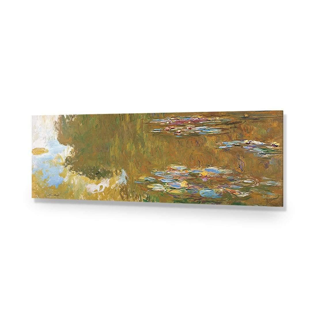 The Water Lily Pond By Monet - Wall Art Designs - 3405_AL_H WAD_AP - 030 - EDG_90x30_NONE