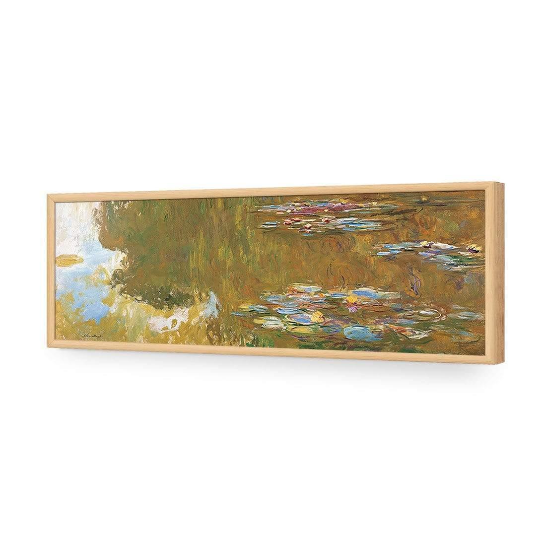 The Water Lily Pond By Monet - Wall Art Designs - 3405_AL_H WAD_AP - 030 - EDG_90x30_S - 2538 - OAK