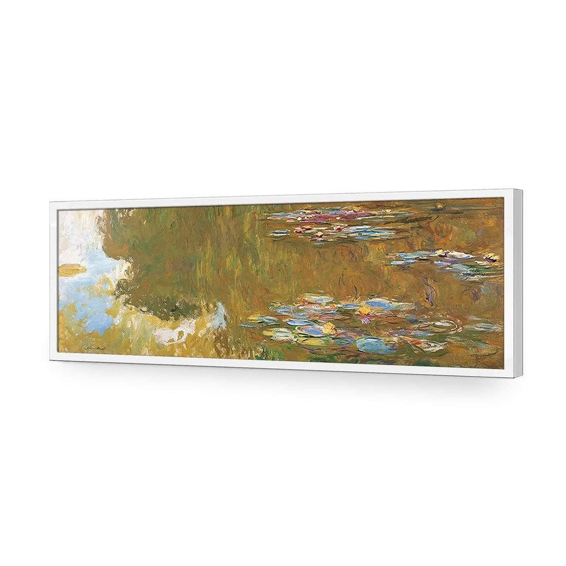 The Water Lily Pond By Monet - Wall Art Designs - 3405_AL_H WAD_AP - 030 - EDG_90x30_S - 2538 - WHT