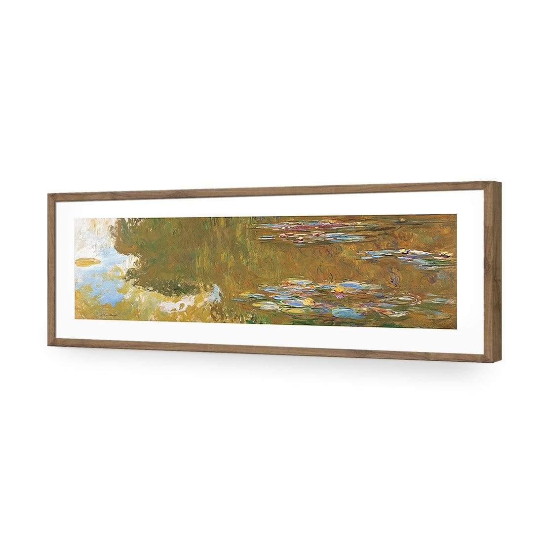 The Water Lily Pond By Monet - Wall Art Designs - 3405_AL_H WAD_AP - 030 - MAT_90x30_S - 2538 - NAT