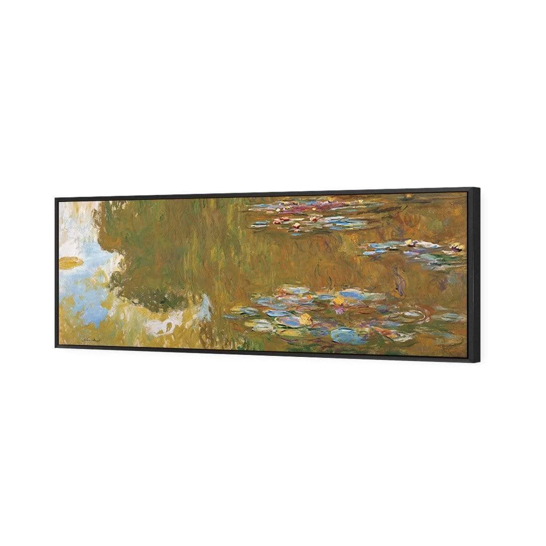 The Water Lily Pond By Monet - Wall Art Designs - 3405_AL_H WAD_CP - MPY - 260 - M - S - S_60x20_S - 1550 - BLK