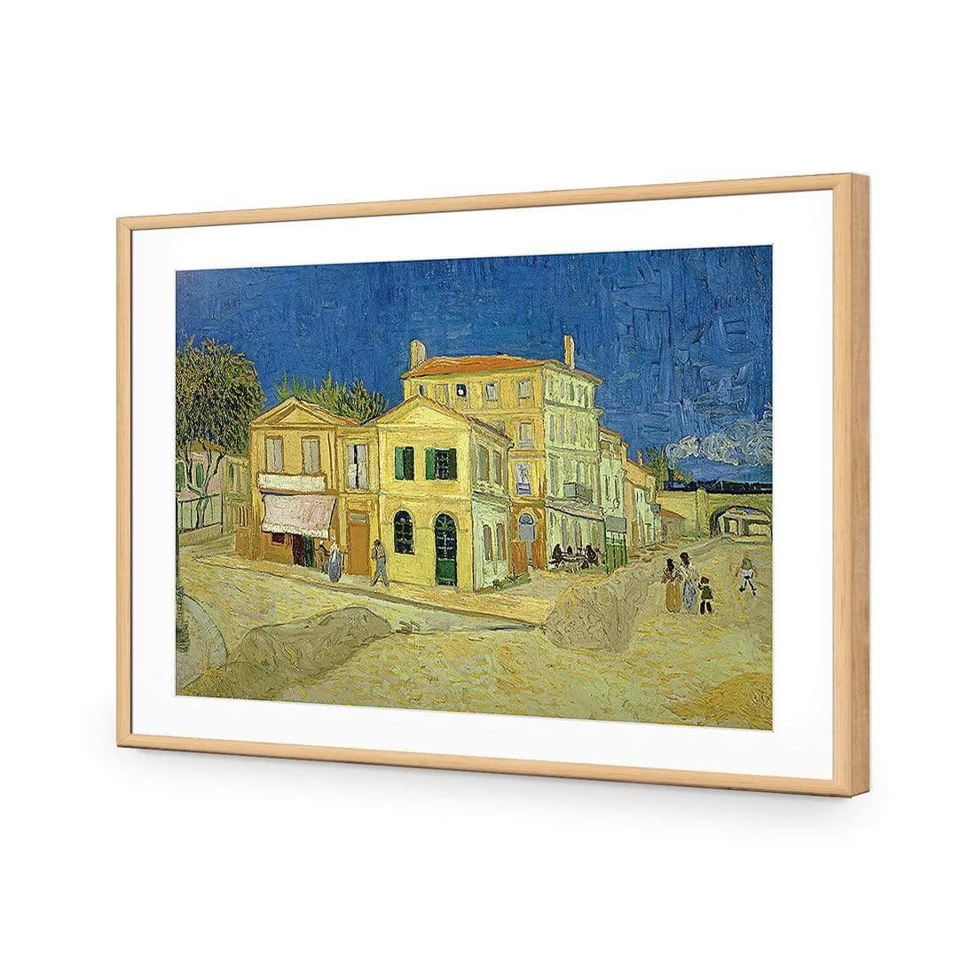 The Yellow House by Vincent van Gogh - Wall Art Designs - 3824_AR_H WAD_AP - 030 - MAT_45x30_S - 2538 - OAK