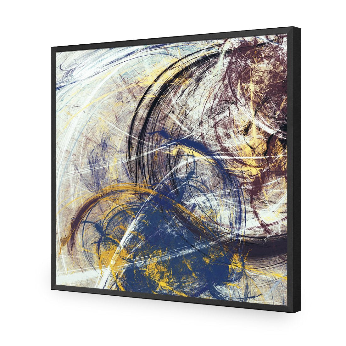 Time and Motion (square) - Wall Art Designs - 2321_AS_Q WAD_AP - 030 - EDG_37x37_S - 2538 - BLK