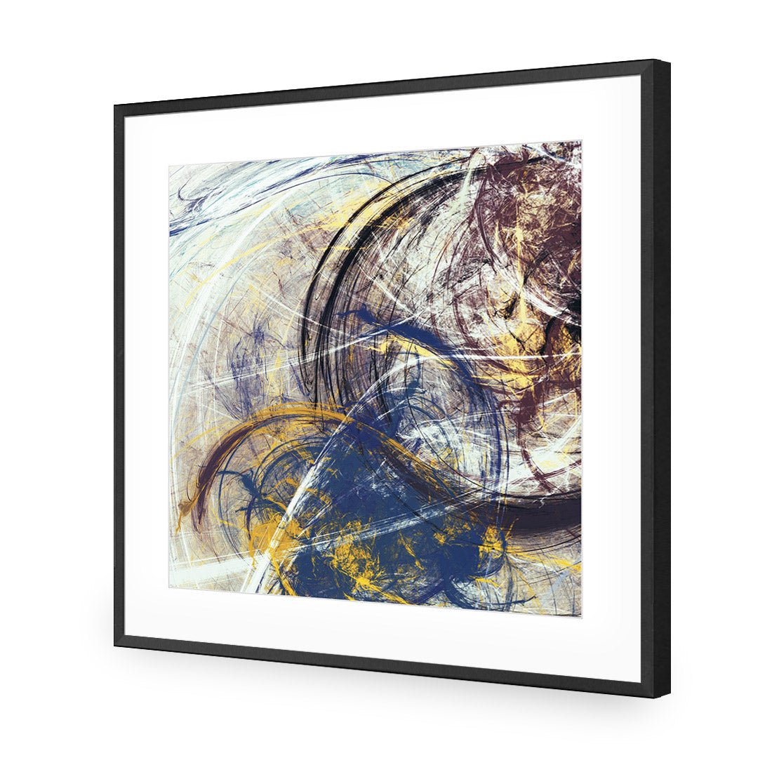 Time and Motion (square) - Wall Art Designs - 2321_AS_Q WAD_AP - 030 - MAT_37x37_S - 2538 - BLK