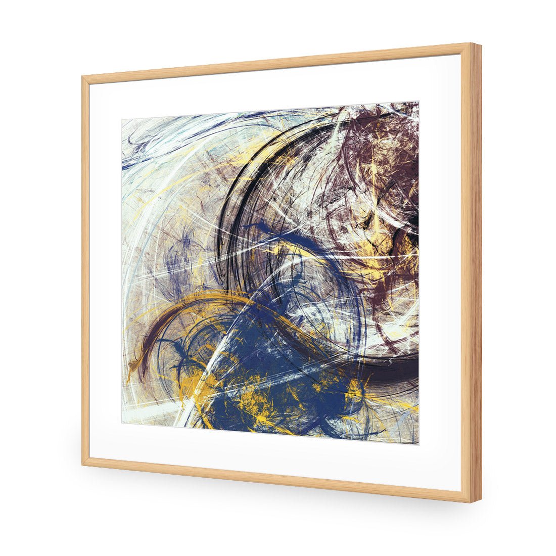 Time and Motion (square) - Wall Art Designs - 2321_AS_Q WAD_AP - 030 - MAT_37x37_S - 2538 - OAK