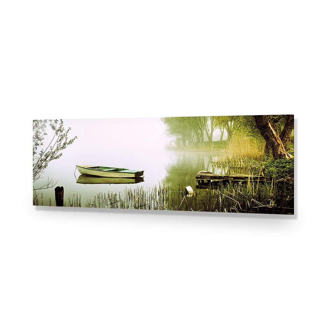 Tired Row Boat (long) - Wall Art Designs - 1518_AL_H WAD_AP - 030 - EDG_90x30_NONE