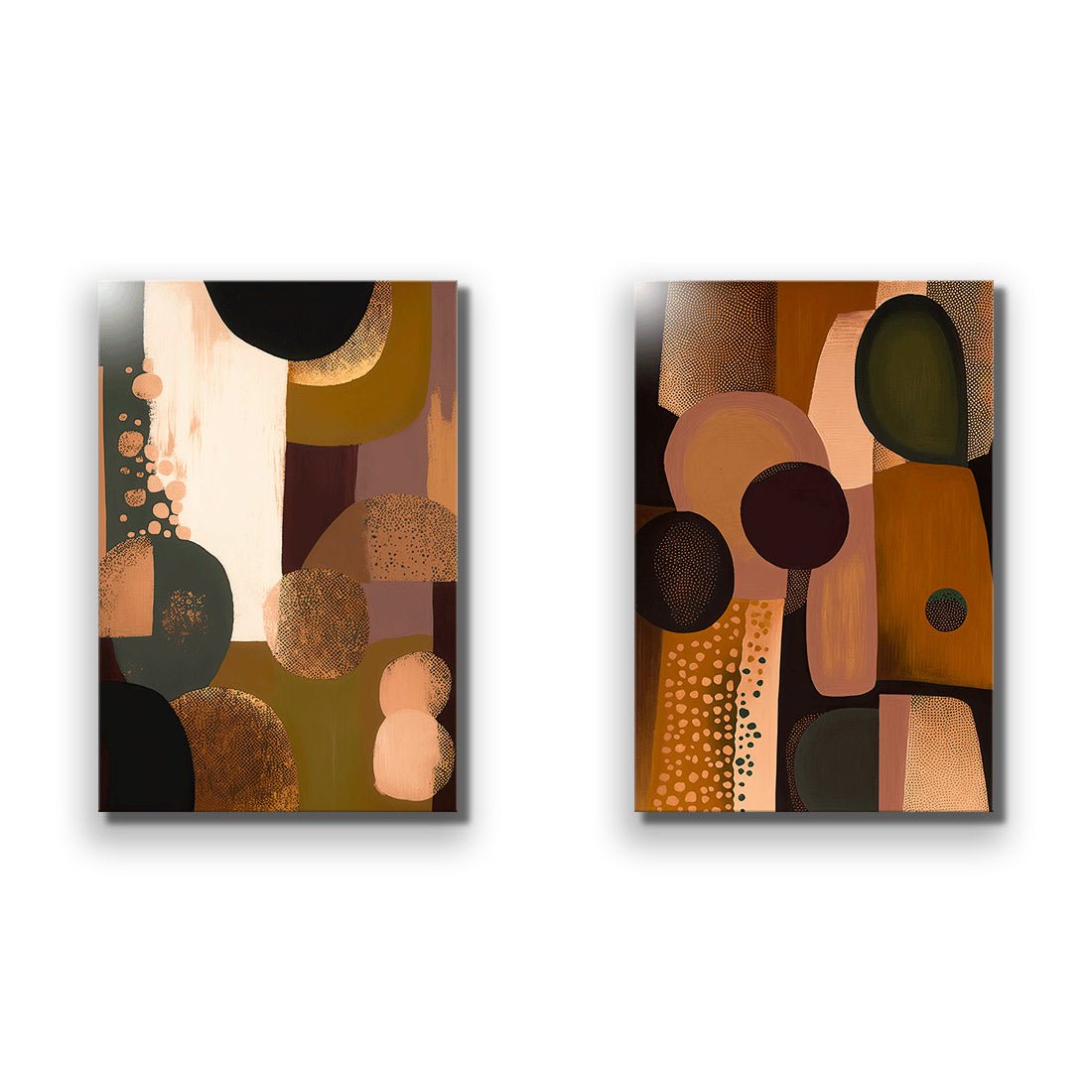 Touch of Bronze Perfect Pair - Wall Art Designs - SET2_5046_AR_V WAD_AP - 030 - EDG_45x30_NONE