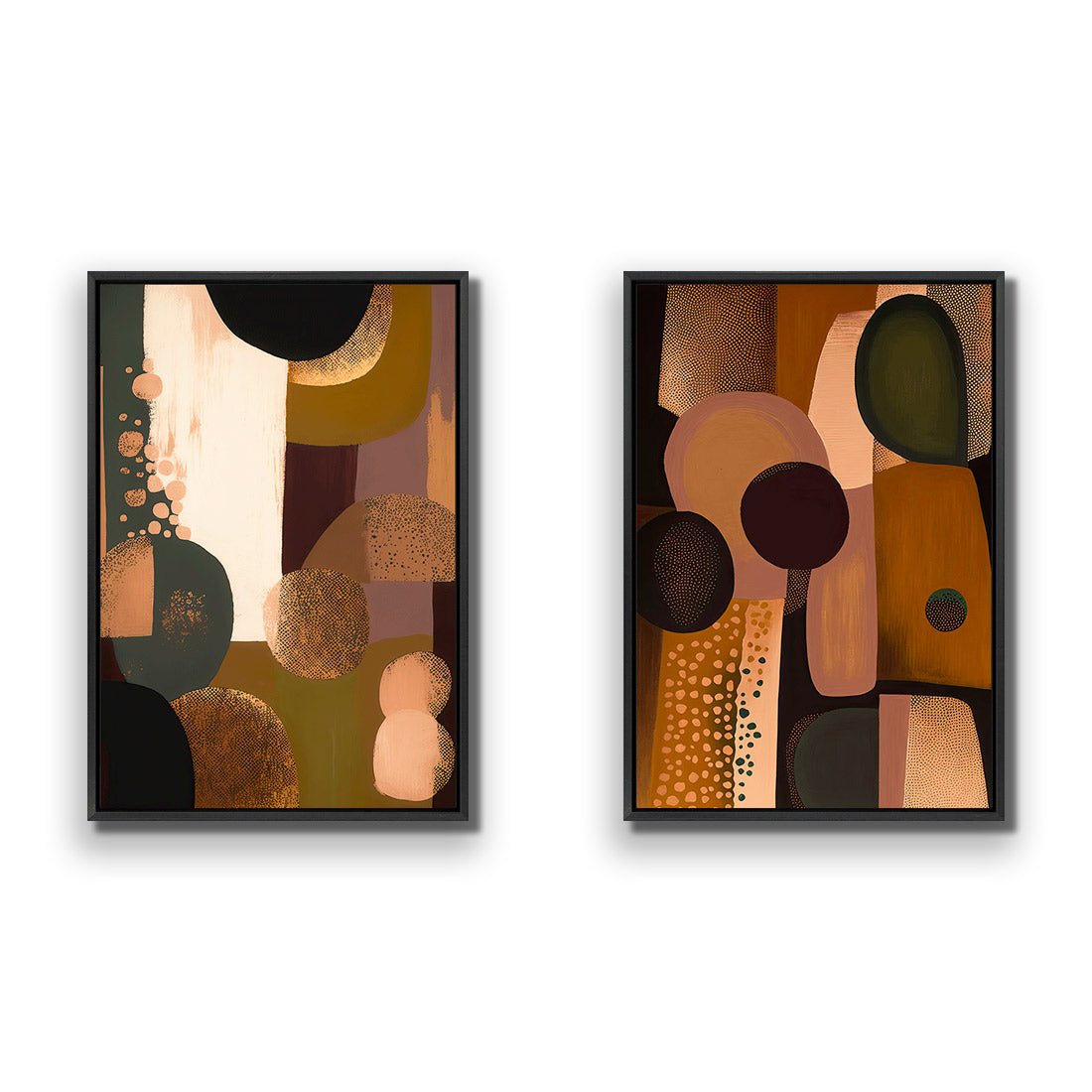 Touch of Bronze Perfect Pair - Wall Art Designs - SET2_5046_AR_V WAD_CP - MPY - 260 - M - S - S_45x30_S - 1550 - BLK