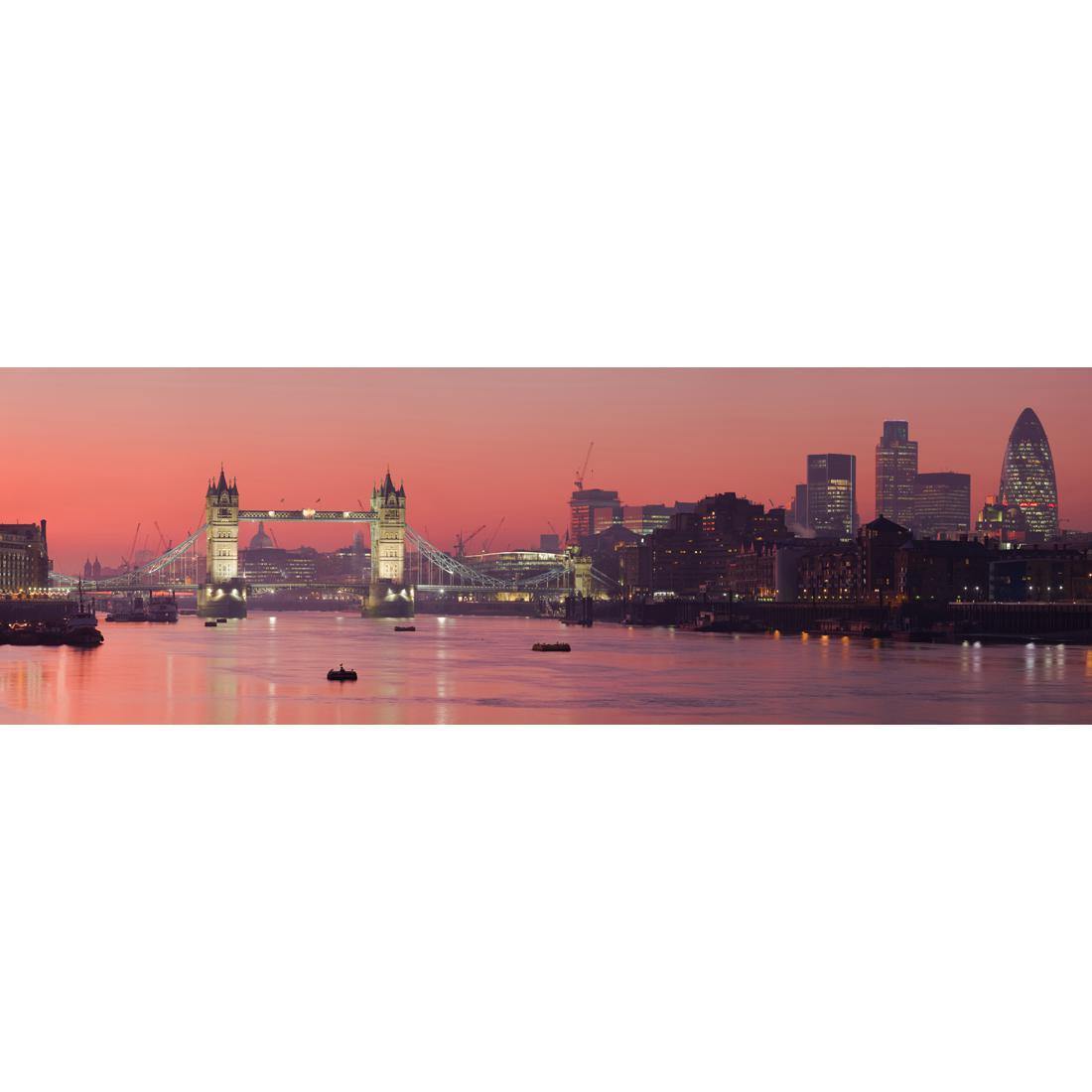 Tower Bridge London at Sunset - Wall Art Designs - 408_AL_H WAD_CP - MPY - 260 - M - S - S_60x20_NONE