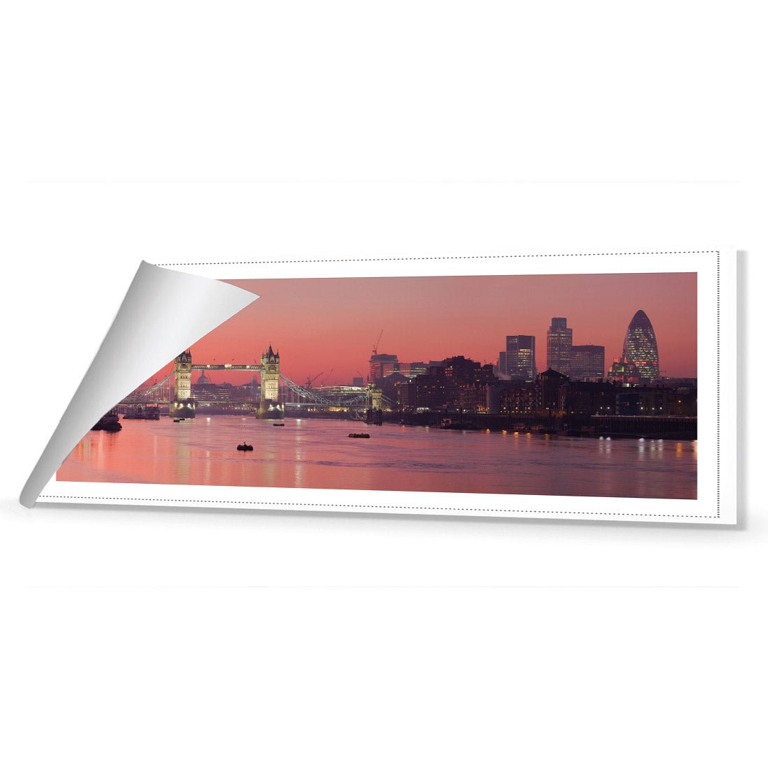 Tower Bridge London at Sunset - Wall Art Designs - 408_AL_H WAD_CP - MPY - 260 - M - S - S_60x20_NONE