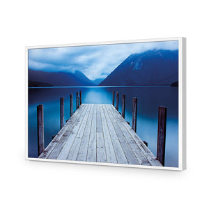 Tranquil Jetty | Classic Acrylic | Flat Frame No Border | White