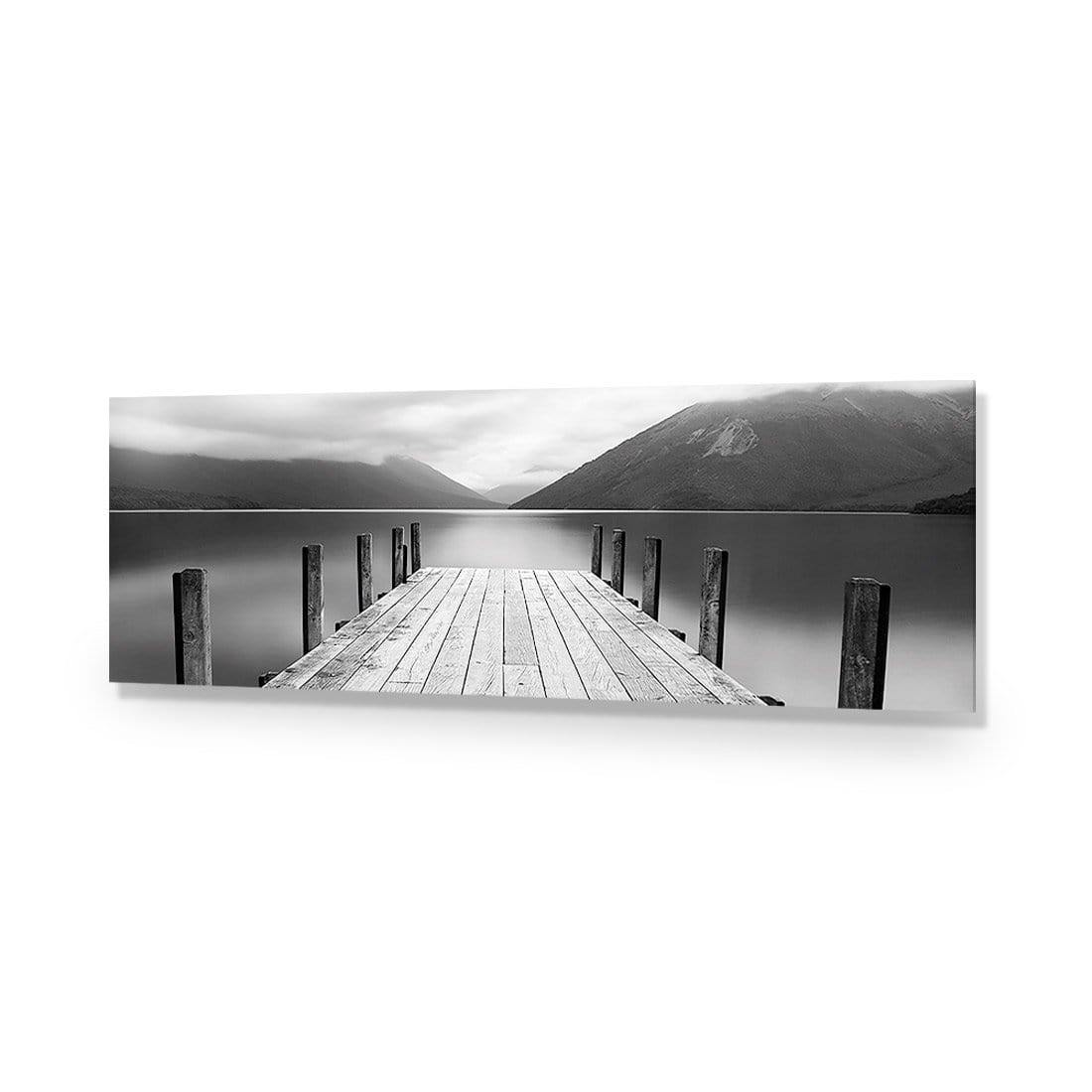 Tranquil Jetty, Black and White (long) - Wall Art Designs - 1987_BL_H WAD_AP - 030 - EDG_90x30_NONE